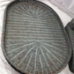 Wicker Elephant End Side Table, Vintage Braided Rattan Plant Stand Boho Chic B