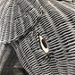 Wicker Elephant End Side Table, Vintage Braided Rattan Plant Stand Boho Chic B