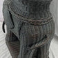 Wicker Elephant End Side Table, Vintage Braided Rattan Plant Stand Boho Chic B