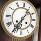 Ornate Wall Clock, Antique Hanging Vienna Regulator Style Timepiece w/Key