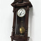 Ornate Wall Clock, Antique Hanging Vienna Regulator Style Timepiece w/Key