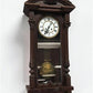 Ornate Wall Clock, Antique Hanging Vienna Regulator Style Timepiece w/Key