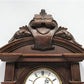 Ornate Wall Clock, Antique Hanging Vienna Regulator Style Timepiece w/Key