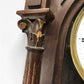 Ornate Wall Clock, Antique Hanging Vienna Regulator Style Timepiece w/Key