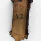 Ornate Wall Clock, Antique Hanging Vienna Regulator Style Timepiece w/Key