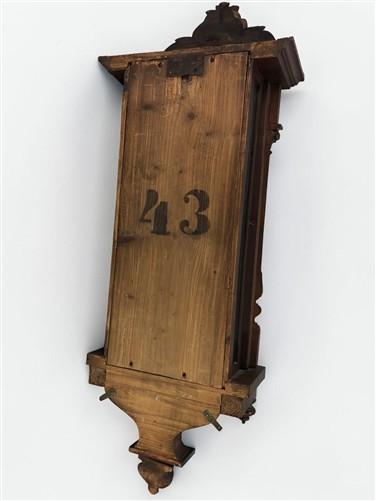 Ornate Wall Clock, Antique Hanging Vienna Regulator Style Timepiece w/Key