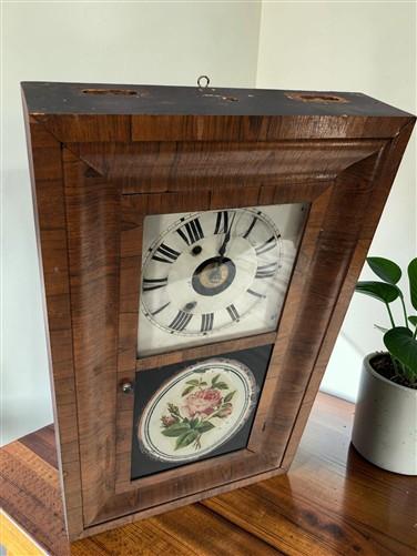 1800s Seth Thomas Clock, Antique Ogee Wind Up Mantel Shelf Clock Parts Repair