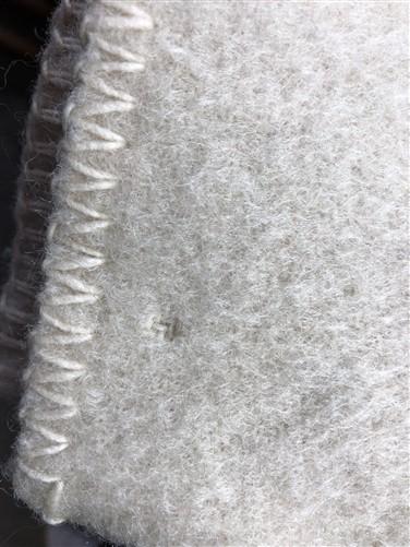 1960s Polar Star Blanket, Vintage JcPenney 100% Wool Golden Dawn 4 Stripe Cover