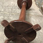 3' Elegant Wood Pedestal, Round Display Base, Vintage Architectural Show Stand