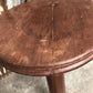 3' Elegant Wood Pedestal, Round Display Base, Vintage Architectural Show Stand
