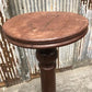3' Elegant Wood Pedestal, Round Display Base, Vintage Architectural Show Stand