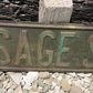 Osage St Street Sign, Vintage Green Road Sign (18x6) Metal Wall Sign Garage B