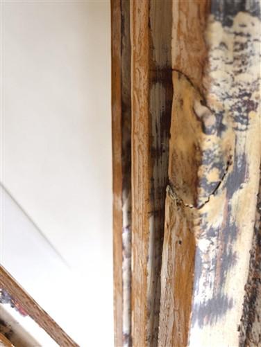 Set 3 Diamond Wood Window Frames, Distressed Farmhouse Decor, Antique Inspired A