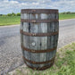 Whiskey Wine Barrel, Vintage Reclaimed Used Wood Barrel, Primitive Rum Keg, L
