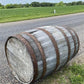 Whiskey Wine Barrel, Vintage Reclaimed Used Wood Barrel, Primitive Rum Keg, L