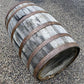 Whiskey Wine Barrel, Vintage Reclaimed Used Wood Barrel, Primitive Rum Keg, L