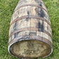 Whiskey Wine Barrel, Vintage Reclaimed Used Wood Barrel, Primitive Rum Keg, M