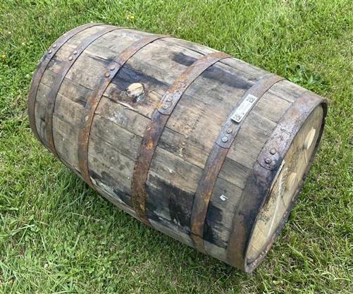 Whiskey Wine Barrel, Vintage Reclaimed Used Wood Barrel, Primitive Rum Keg, M