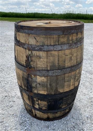 Whiskey Wine Barrel, Vintage Reclaimed Used Wood Barrel, Primitive Rum Keg, N