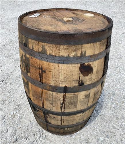 Whiskey Wine Barrel, Vintage Reclaimed Used Wood Barrel, Primitive Rum Keg, N