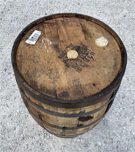 Whiskey Wine Barrel, Vintage Reclaimed Used Wood Barrel, Primitive Rum Keg, N