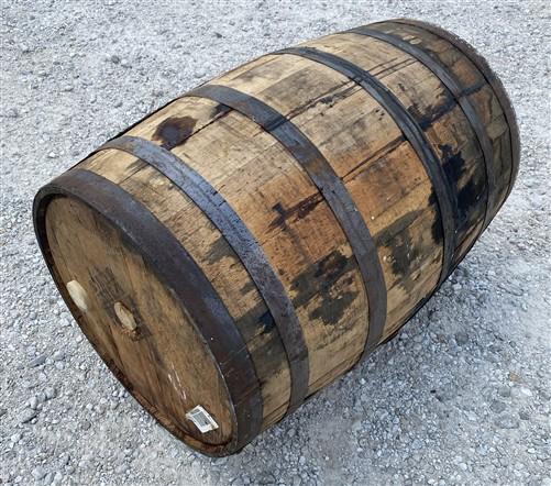 Whiskey Wine Barrel, Vintage Reclaimed Used Wood Barrel, Primitive Rum Keg, N