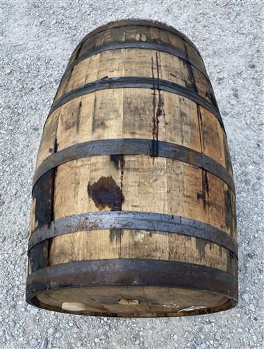 Whiskey Wine Barrel, Vintage Reclaimed Used Wood Barrel, Primitive Rum Keg, N