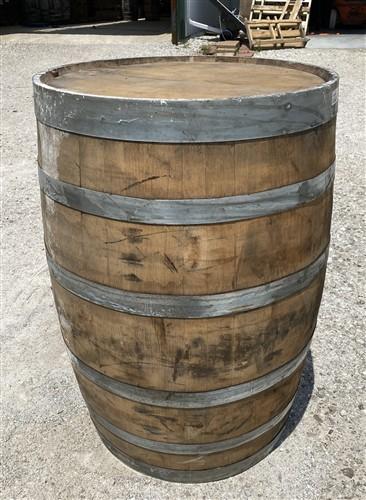 Whiskey Wine Barrel, Vintage Reclaimed Used Wood Barrel, Primitive Rum Keg, P