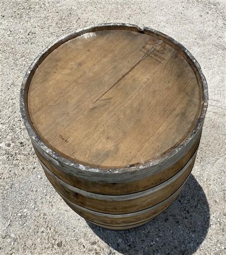 Whiskey Wine Barrel, Vintage Reclaimed Used Wood Barrel, Primitive Rum Keg, P