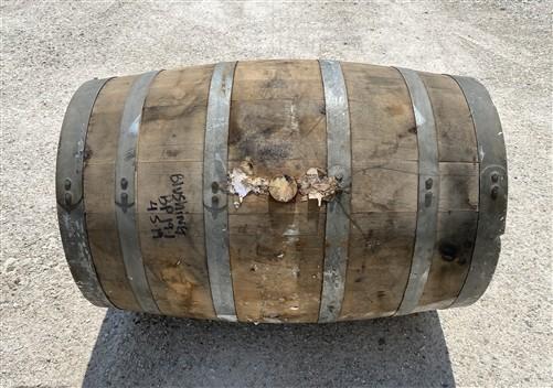 Whiskey Wine Barrel, Vintage Reclaimed Used Wood Barrel, Primitive Rum Keg, P