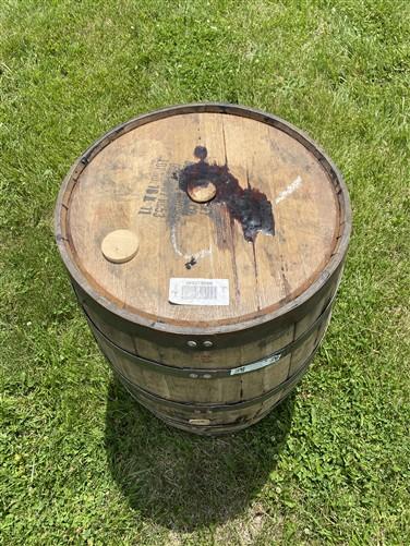 Whiskey Wine Barrel, Vintage Reclaimed Used Wood Barrel, Primitive Rum Keg, Q