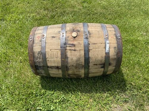 Whiskey Wine Barrel, Vintage Reclaimed Used Wood Barrel, Primitive Rum Keg, Q
