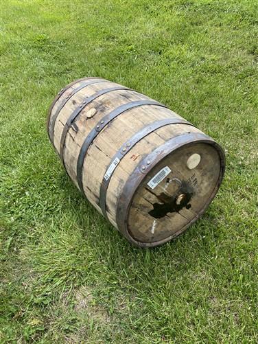 Whiskey Wine Barrel, Vintage Reclaimed Used Wood Barrel, Primitive Rum Keg, Q