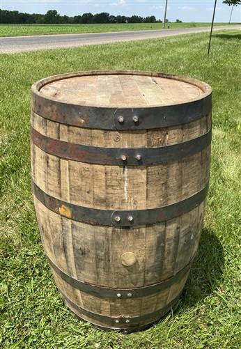 Whiskey Wine Barrel, Vintage Reclaimed Used Wood Barrel, Primitive Rum Keg, R