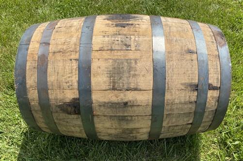 Whiskey Wine Barrel, Vintage Reclaimed Used Wood Barrel, Primitive Rum Keg, R