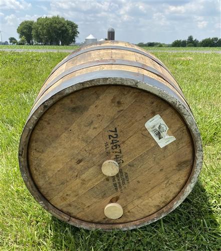 Whiskey Wine Barrel, Vintage Reclaimed Used Wood Barrel, Primitive Rum Keg, R