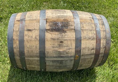 Whiskey Wine Barrel, Vintage Reclaimed Used Wood Barrel, Primitive Rum Keg, R