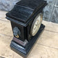 Ansonia Cast Iron Mantel Clock, Antique Wind Up Parlour Shelf Clock w/Pendulum