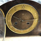 HAC Art Deco Mantel Clock, Vintage Hamburg American Shelf Clock, w/Pendulum Key