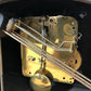HAC Art Deco Mantel Clock, Vintage Hamburg American Shelf Clock, w/Pendulum Key