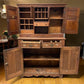 Walnut Kitchen Cupboard, Antique Cabinet, Primitive Pie Safe Jelly Cabinet Hutch