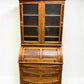 Antique Eastlake Secretary Desk, Bookcase, Cylinder Roll Top, Victorian Hutch