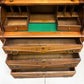 Antique Eastlake Secretary Desk, Bookcase, Cylinder Roll Top, Victorian Hutch