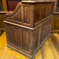 4'6" Tyler Desk Co. Roll Top Desk, Vintage Tambour Office Desk, Secretary Desk