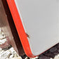 Red White Porcelain Table Top (40x25) Vintage Kitchen Cupboard Hoosier Enamel