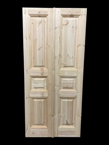 French Double Doors (36.5x80.5) Raised Panel Doors, European Styled Doors NM5A