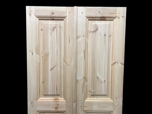 French Double Doors (36.5x80.5) Raised Panel Doors, European Styled Doors NM5A