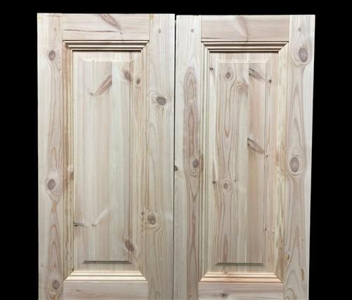 French Double Doors (36.5x80.5) Raised Panel Doors, European Styled Doors NM5A