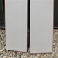 2 Red White Porcelain Table Top Panels (40x10) Vintage Kitchen Cupboard Hoosier