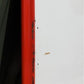 2 Red White Porcelain Table Top Panels (40x10) Vintage Kitchen Cupboard Hoosier